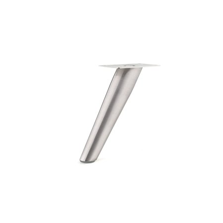 RICHELIEU HARDWARE Contemporary Furniture Leg, 5 29/32 in (150 mm), Brushed Nickel 591150195