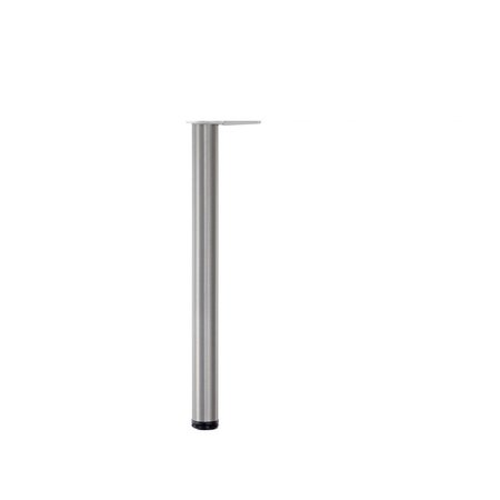 RICHELIEU HARDWARE Adjustable Bar Table Leg, 43 1/4 in (1100 mm), Brushed Nickel 615110175