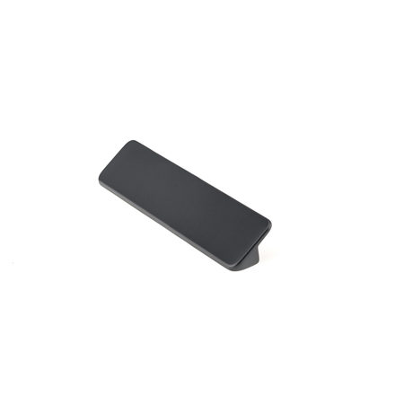 RICHELIEU HARDWARE 1 1/4 in to 5 1/16 in (32 mm to 128 mm) Center-to-Center Matte Black Contemporary Drawer Pull 788896900