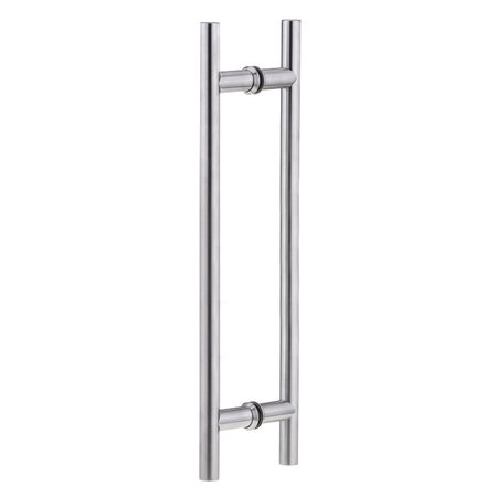 RICHELIEU 12inch 305 mm Center to Center Round BacktoBack Pull for Glass Door, Stainless Steel 87H2R1002512170