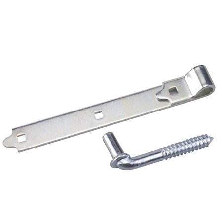 ONWARD Screw Hook with Strap Hinge, 10 inch, 150lb capacity 933XB