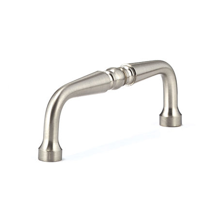 RICHELIEU HARDWARE 3-1/2 in. (89 mm) Center-to-Center Brushed Nickel Traditional Drawer Pull BP1451195