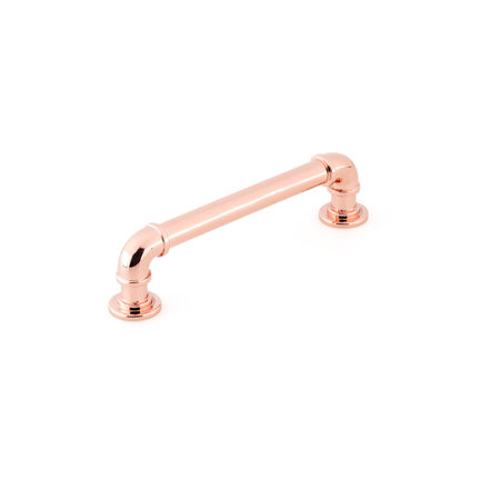 RICHELIEU HARDWARE 5 1/16 in (128 mm) Center-to-Center Polished Copper Eclectic Drawer Pull BP2209128191