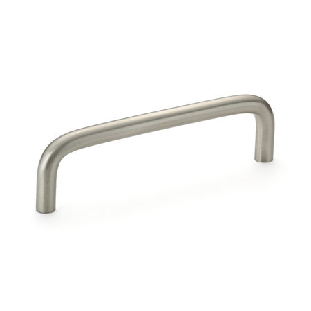 RICHELIEU HARDWARE 4 in (102 mm) Center-to-Center Brushed Nickel Functional Drawer Pull BP515195