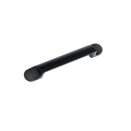RICHELIEU HARDWARE 3 3/4 in (96 mm) Center-to-Center Matte Black Contemporary Cabinet Pull BP61675296900