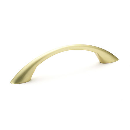 RICHELIEU HARDWARE 3-3/4 in. (96 mm) Center-to-Center Satin Brass Contemporary Drawer Pull BP65017160