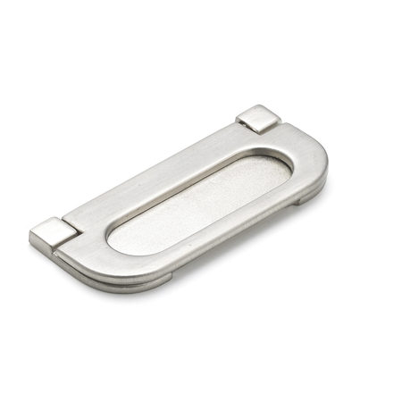 RICHELIEU HARDWARE 2-3/4 in. (70 mm) Center-to-Center Brushed Nickel Contemporary Recessed Pull BP77370195