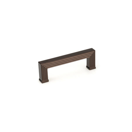 RICHELIEU HARDWARE 3-3/4 in. (96 mm) Center-to-Center Honey Bronze Transitional Drawer Pull BP878896HBRZ