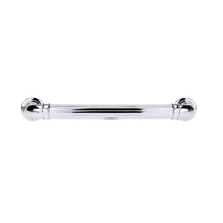 Richelieu Hardware 5 1/16 in (128 mm) Center-to-Center Chrome Traditional Drawer Pull BP8818128140