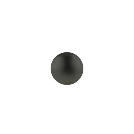 Richelieu Hardware 1 9/16 in (40 mm) Matte Black Contemporary Cabinet Knob BP904140900