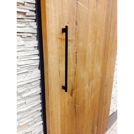 Richelieu Hardware 5 1/16 in (128 mm) Center-to-Center Matte Black Contemporary Cabinet Pull BP905128900