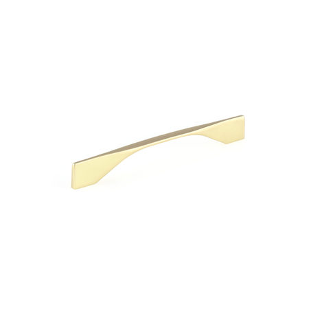 RICHELIEU HARDWARE 6 5/16 in to 7 9/16 in (160 mm to 192 mm) Brushed Gold Contemporary Drawer Pull BP9253192165