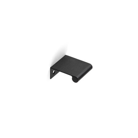 RICHELIEU HARDWARE 1 in (25 mm) Center-to-Center Brushed Black Contemporary Edge Cabinet Pull BP969625990