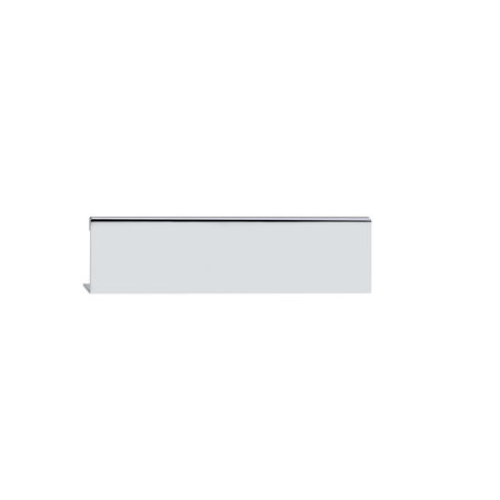 Richelieu Hardware 7 9/16 in (192 mm) Center-to-Center Chrome Contemporary Edge Cabinet Pull BP9898192140