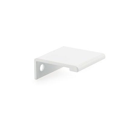 RICHELIEU HARDWARE 1 in (25 mm) Center-to-Center White Contemporary Drawer Edge Pull BP98982530