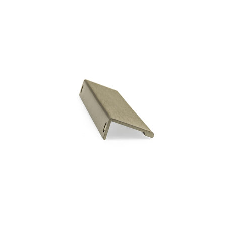 Richelieu Hardware 16 3/8 in (416 mm) Champagne Bronze Contemporary Aluminum Edge Pull, Lincoln Collection BP9898416CHBRZ