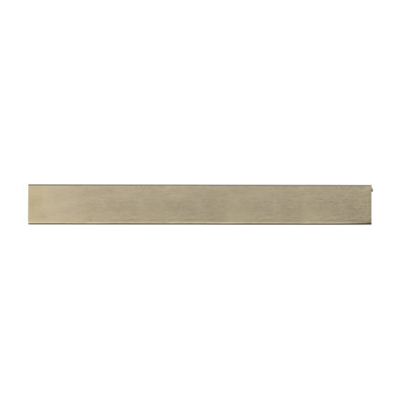 Richelieu Hardware 16 3/8 in (416 mm) Champagne Bronze Contemporary Aluminum Edge Pull, Lincoln Collection BP9898416CHBRZ