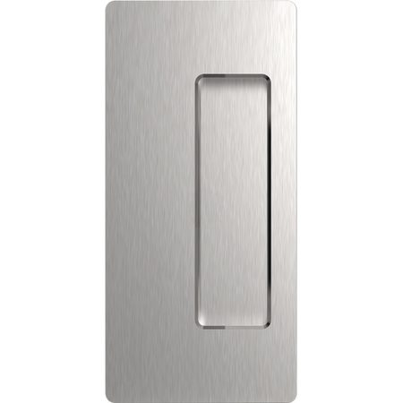 RICHELIEU HARDWARE CL200 Cavity Sliders Magnetic Pocket Door Handle, Privacy, Satin Chrome CL205A0016
