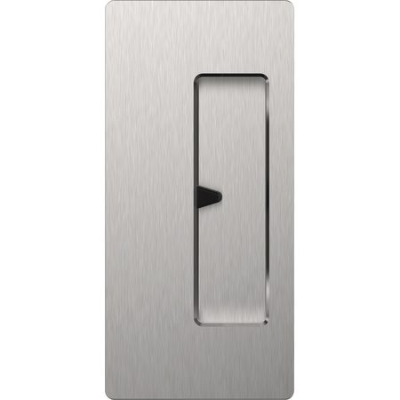 RICHELIEU HARDWARE CL200 Cavity Sliders Magnetic Pocket Door Handle, Passage, Satin Chrome CL205D0003