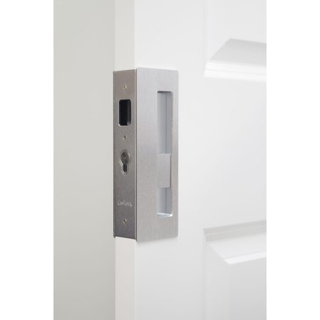 Richelieu Hardware CL400 Cavity Sliders Magnetic Pocket Door Handle, Passage, Satin Chrome CL400B0128