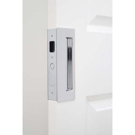 Richelieu Hardware CL400 Cavity Sliders Magnetic Pocket Door Handle, Passage, Satin Nickel CL400B0133