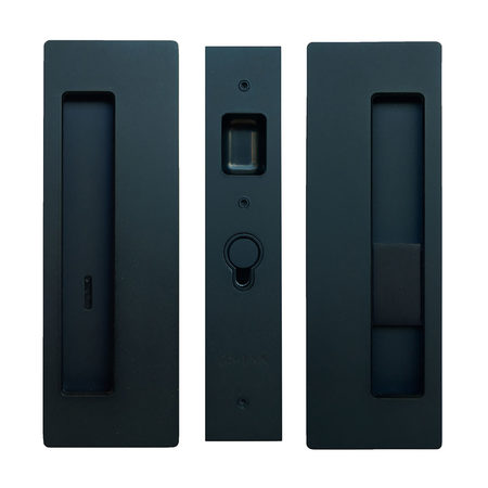 RICHELIEU HARDWARE CL400 Cavity Sliders Magnetic Pocket Door Handle, Privacy, Oil-Rubbed Bronze CL400B0433