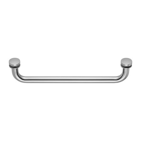 RICHELIEU 12inch 305 mm Center to Center Round Towel Bar for Glass Door, Chrome SDTRDS07512140