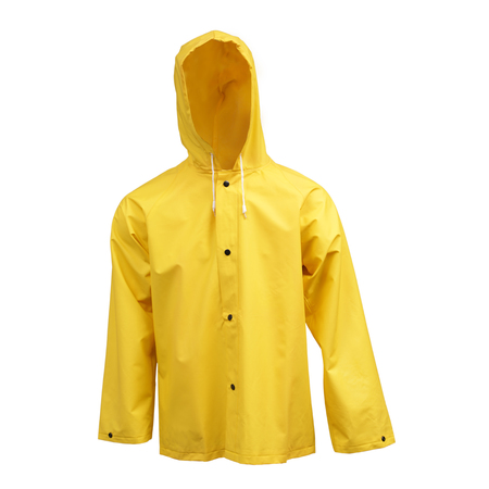 Tingley Tingley® Pvc/Polyester Hooded Rain Jacket, Medium J53107.MD | Zoro
