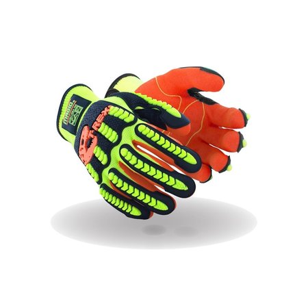 Magid® ATV202 Fingerless Gel Palm Padded Impact Glove
