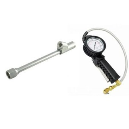 Astro Pneumatic Tool 3083 2.5 Dial Tire Inflator with Locking & Dual Chucks