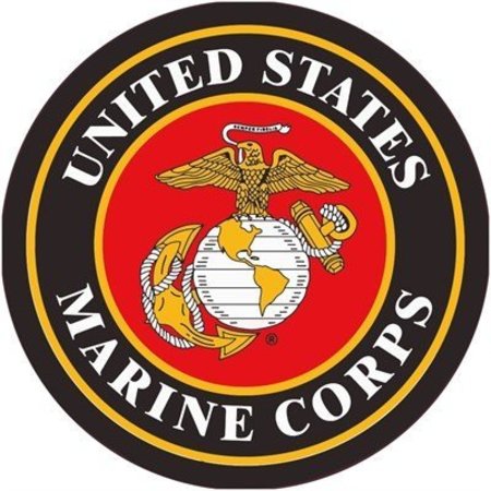 Nmc United States Marine Corps Hard Hat Label, Pk25, Material ...
