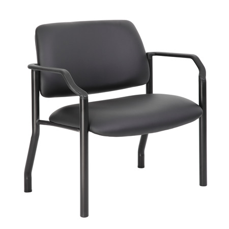 Boss Antimicrobial Guest Chair, 500 lb. Weight Capacity B9591AM-BK-500 ...