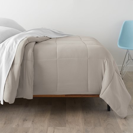 Ultra Soft Reversible Comforter Set King Charcoal/Silver