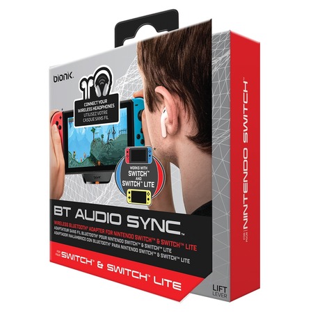 Bionik BT Audio Sync Wireless Bluetooth Adapter for Nintendo