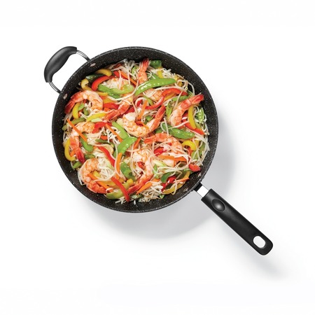 The Rock by Starfrit 034713-004-0000 9-Inch Fry Pan/Square Dish with T-Lock  Detachable Handle 