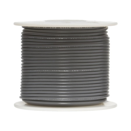 Bare Copper Wire, Buss Wire, 22 AWG, 100' Length, 0.0253 Diameter, Natural