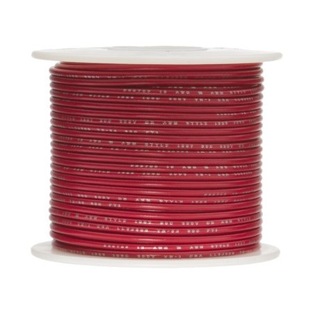 Bare Copper Wire, Buss Wire, 22 AWG, 100' Length, 0.0253 Diameter, Natural
