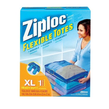 Ziploc 71596/70162 Flexible Tote, 22 gal Capacity, Plasti