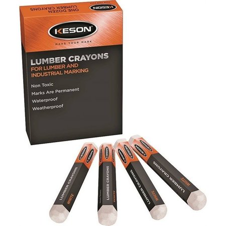 Dixon Lumber Crayons Dozen White 52300