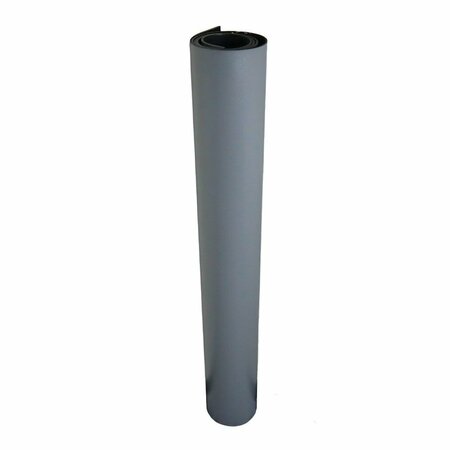 Rubber-Cal Terra-Flex Sport Rolls, Grey, 5mm X 4 ft X 25 ft 03-K286-GY-25