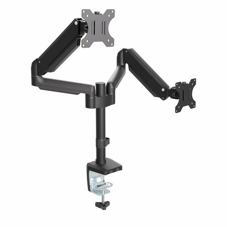 Promounts Desktop Dual Monitor Arm with Gas Spring PPMA2S-E | Zoro