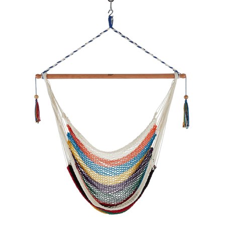 Bliss Hammocks 60 Wide Cotton Rope Hammock w/ Spreader Bar