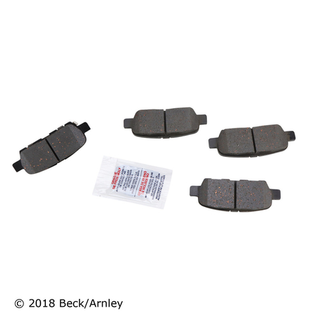 BECK/ARNLEY Disc Brake Pad Set, 089-1687 089-1687