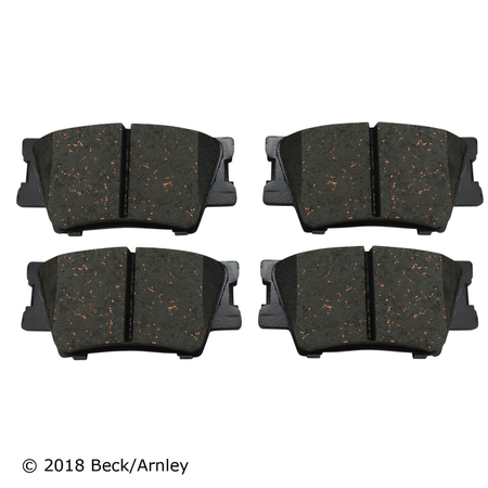 BECK/ARNLEY Disc Brake Pad Set, 089-1756 089-1756