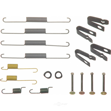 WAGNER BRAKES Drum Brake Hardware Kit - Rear, H17239 H17239