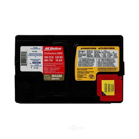 ACDELCO Vehicle Battery, 48AGM 48AGM