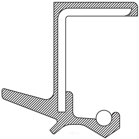 NATIONAL Auto Trans Output Shaft Seal, 710724 710724