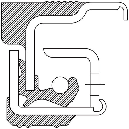 NATIONAL Wheel Seal, 370001A 370001A