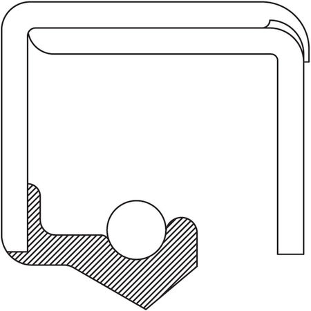 NATIONAL Wheel Seal, 455086 455086