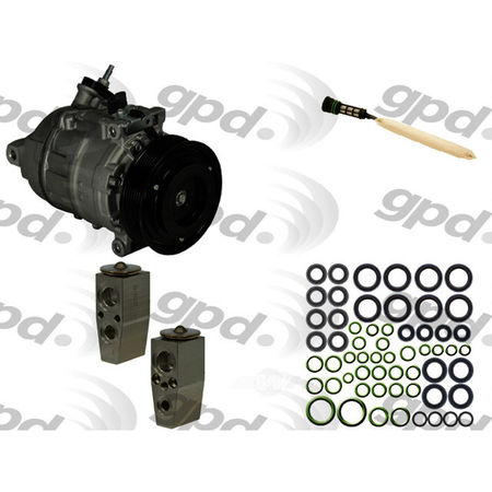 GLOBAL PARTS DISTRIBUTORS Compressor Kit 2013 Buick Lacrosse 2.4L, 9611343 9611343